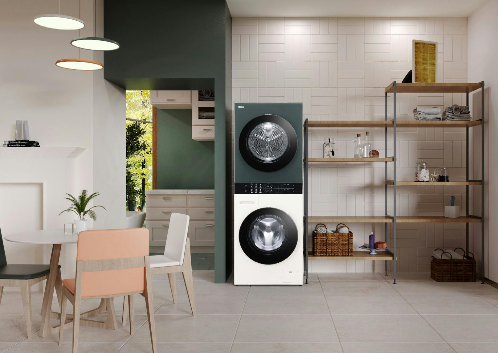 LG präsentiert das All-in-One Wascherlebnis mit dem neuen LG WashTower Compact.