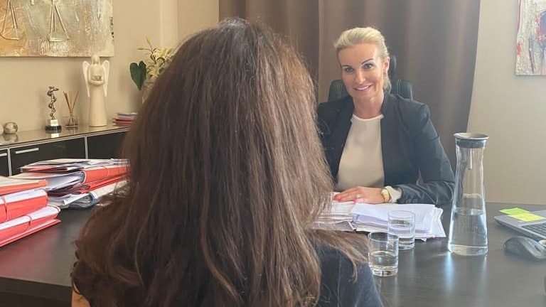 Karin Prutsch mit der Mandatin