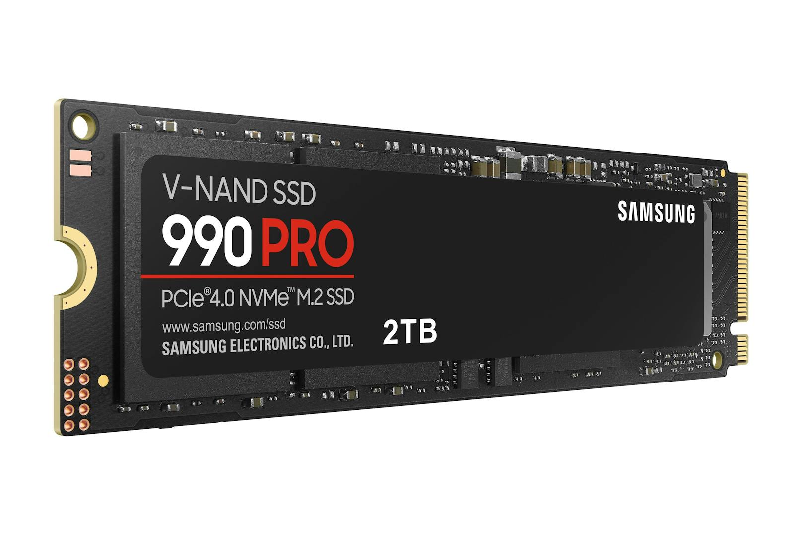 Samsung präsentiert die für Spiele und kreative Anwendungen optimierte 990 PRO SSD.