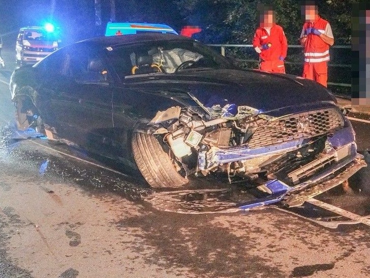 Vom Lenker fehlte nach dem Crash jede Spur.