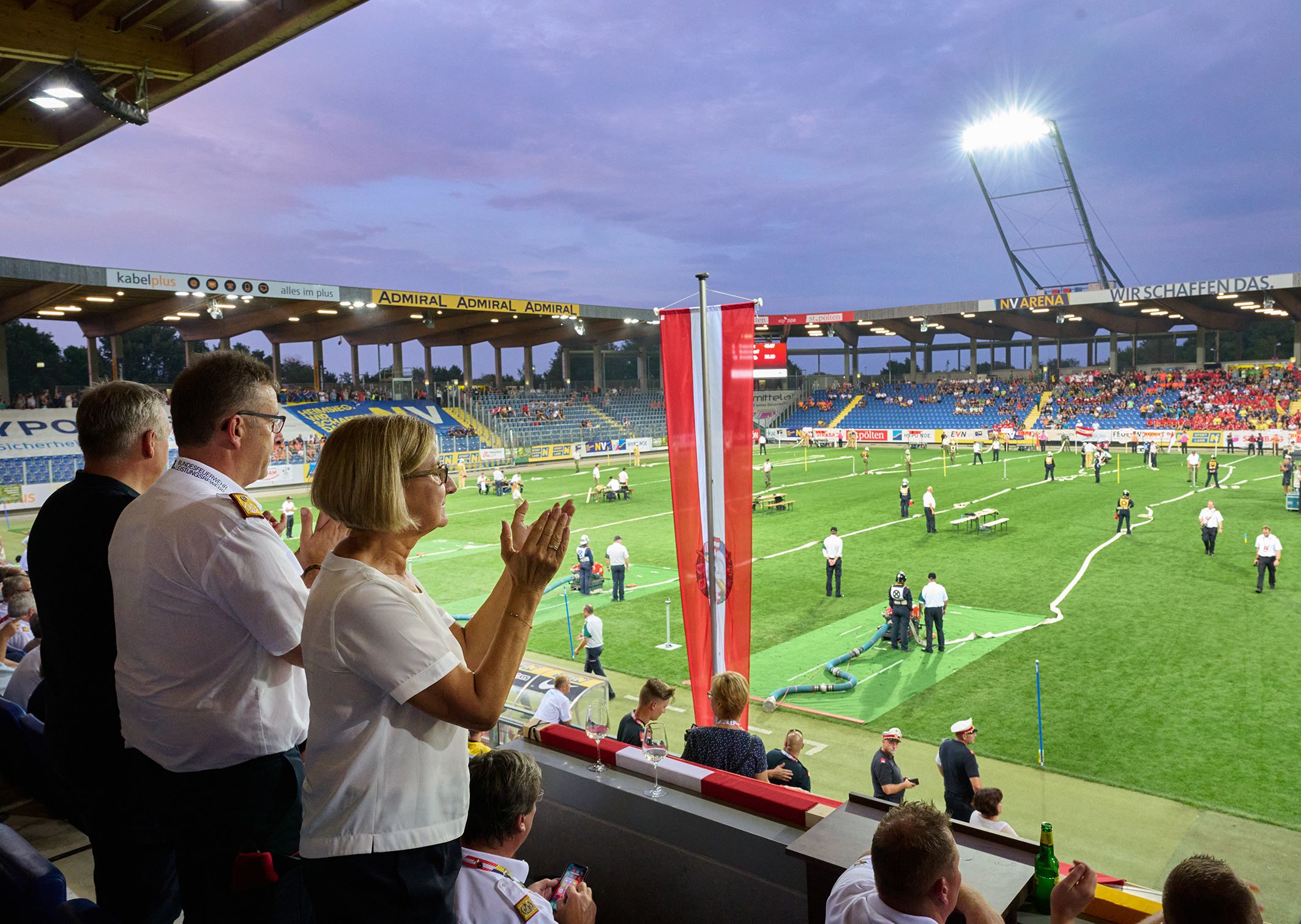 Landeschefin Mikl-Leitner sah beim Bewerb zu.