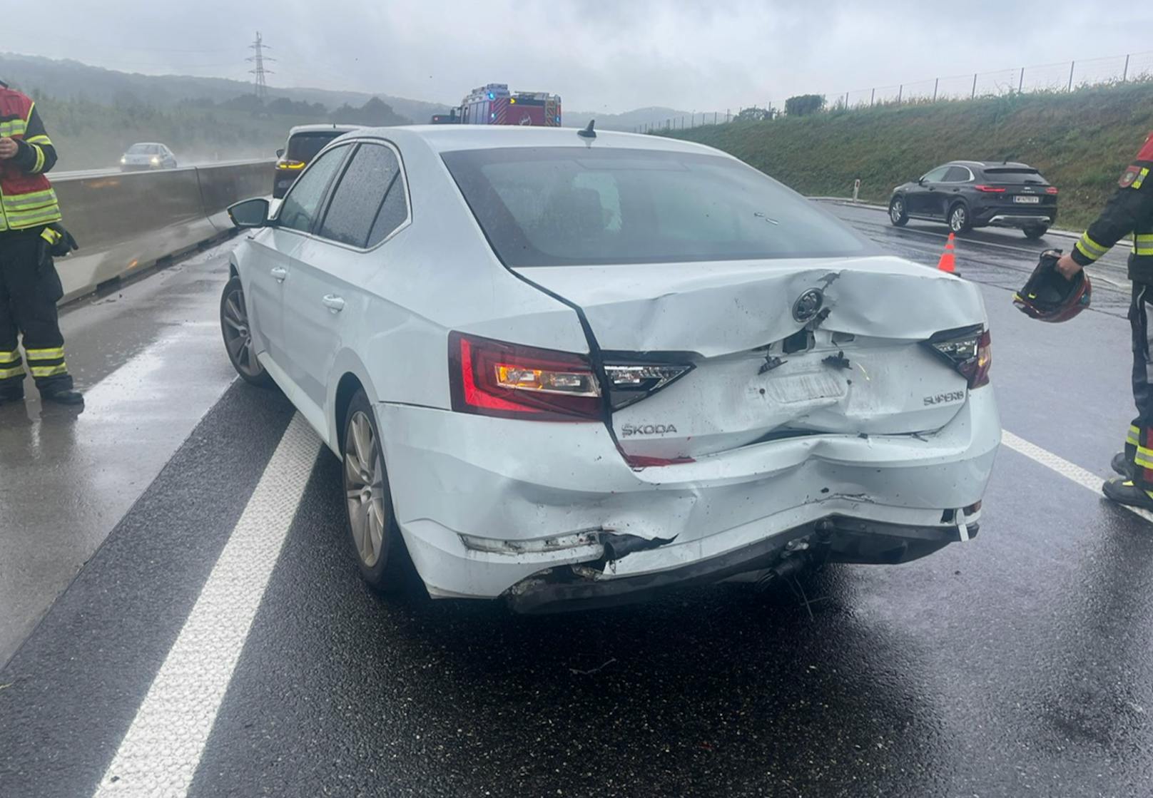 Massenunfall auf der A1