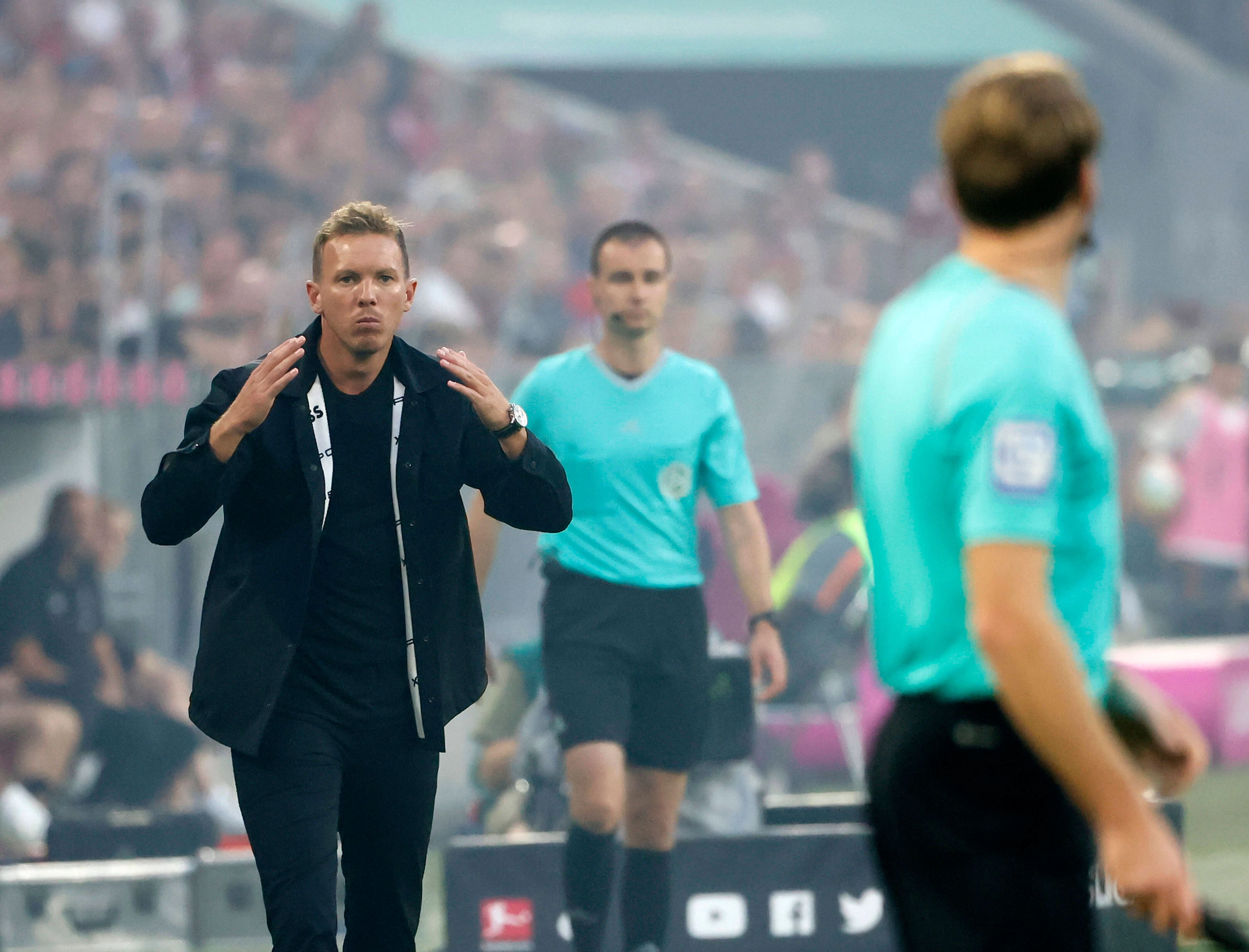 Julian Nagelsmann sah Gelb für Schiedsrichter-Kritik