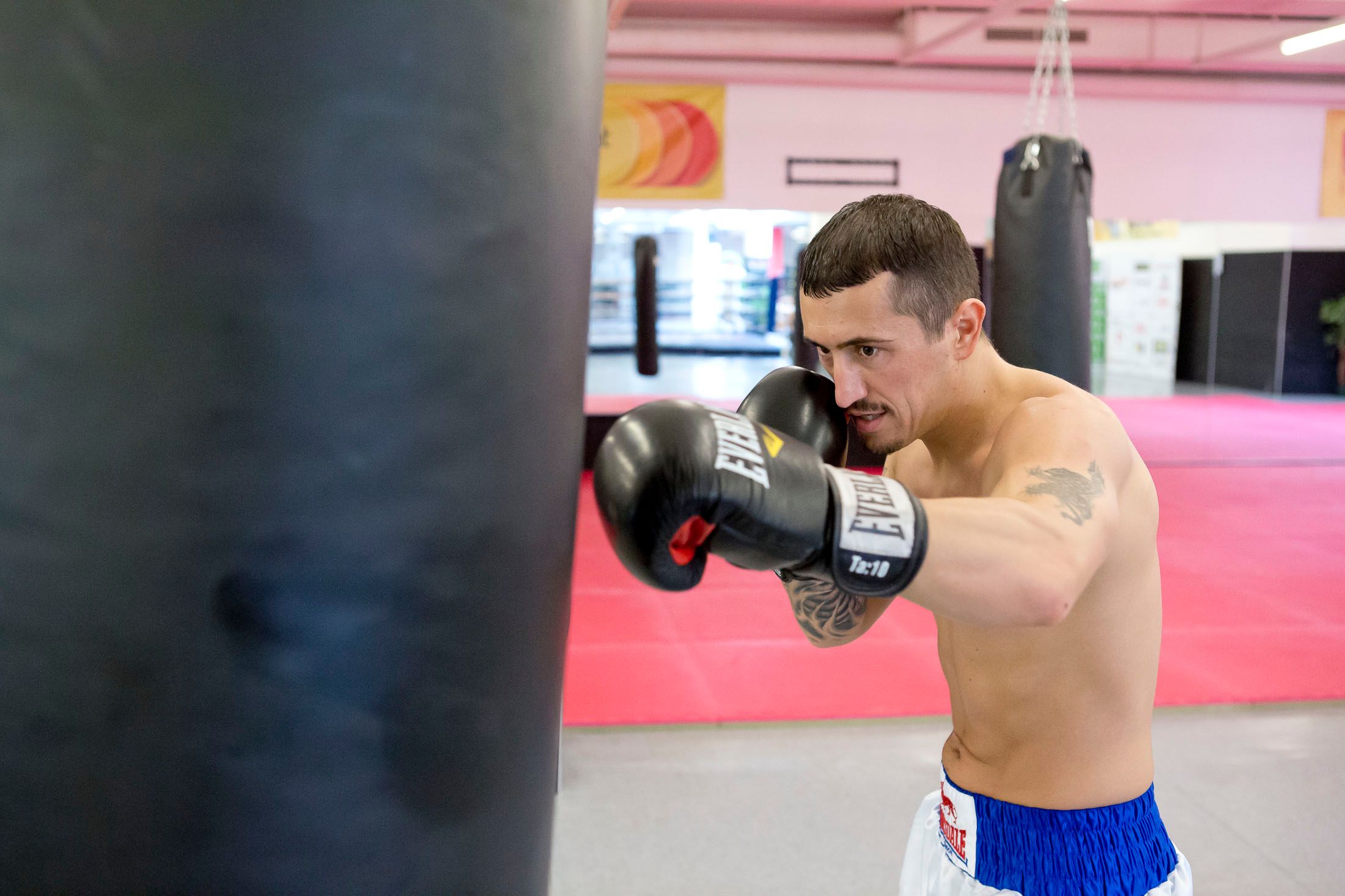 Gogi Knezevic in seiner aktiven Zeit beim Training.