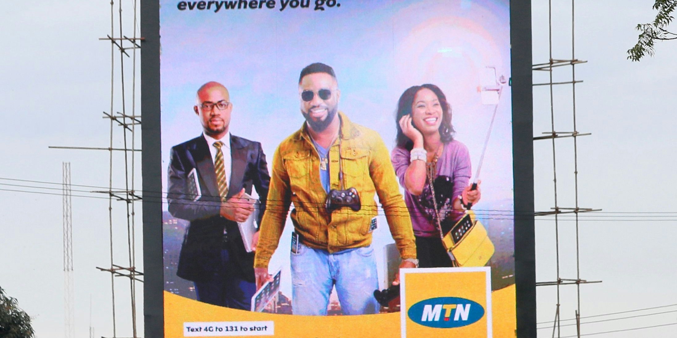 In Nigeria gibt es nur noch Werbung mit Einheimischen.