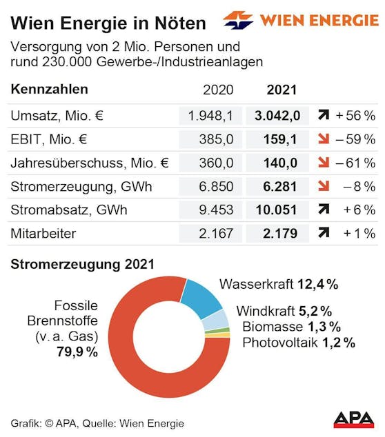 2 Millionen Wiener werden von "Wien Energie" versorgt
