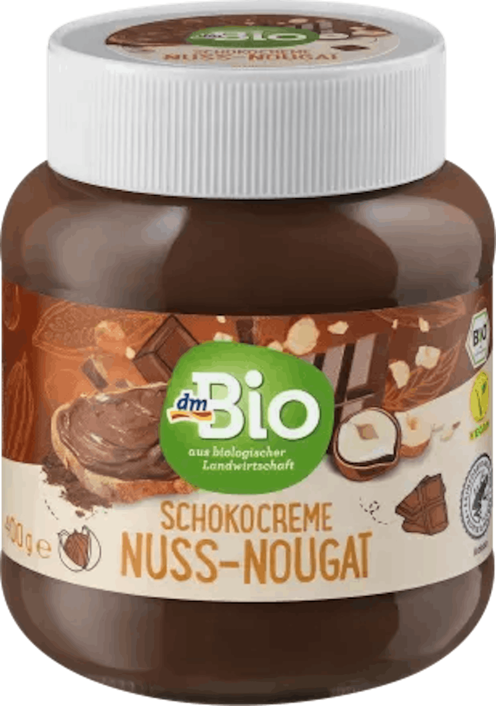 Die vegane "Bio-Schokocreme" von dm.