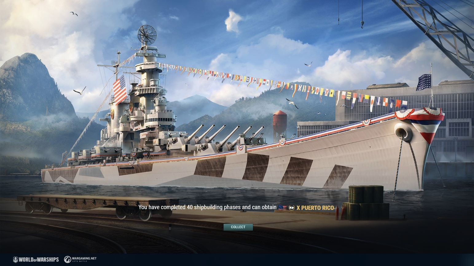 Mit dem August-Update kehrt der Kreuzer Puerto Rico in die Werft von "World of Warships" zurück.