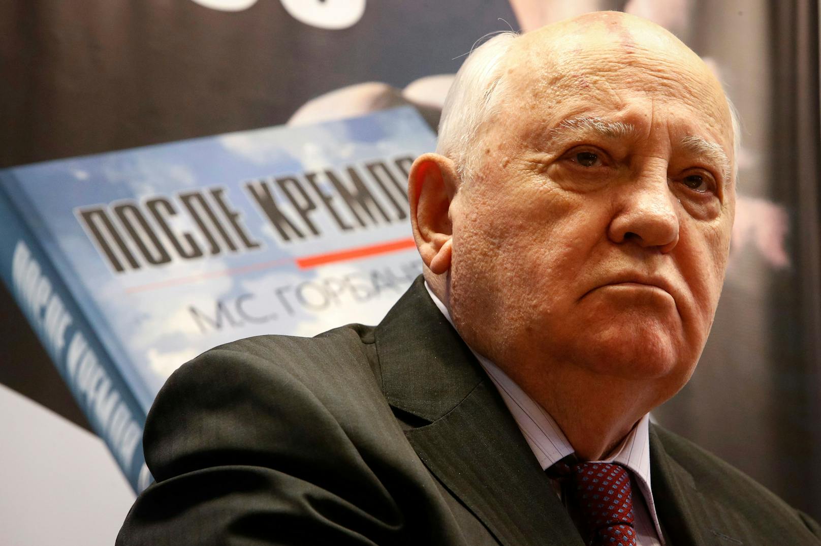 Michail Gorbatschow im Jahr 2014 bei der Präsentation seines Buches "Nach dem Kreml".