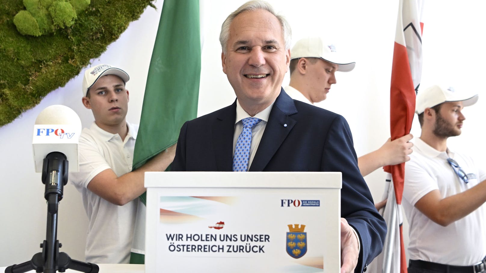 Walter Rosenkranz (FPÖ) ist fix als Kandidat bei der Bundespräsidentschaftswahl am 9. Oktober dabei.