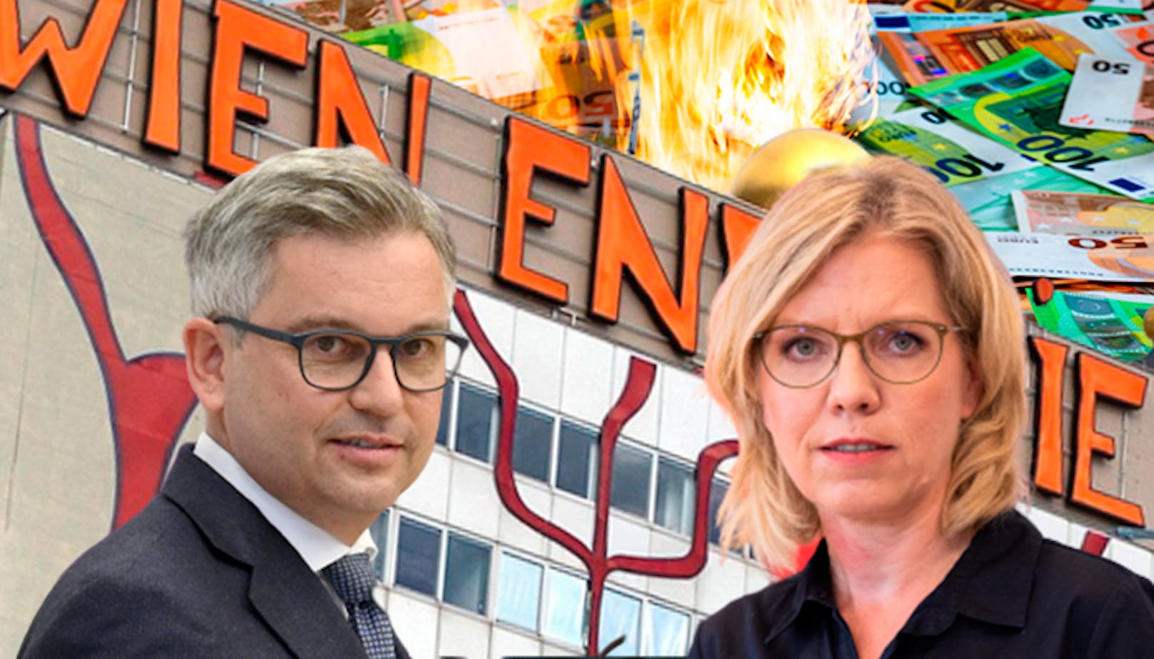 Finanzminister Magnus Brunner (ÖVP) und Energieministerin Leonore Gewessler (Grüne) geben den Stand der Verhandlungen bekannt.