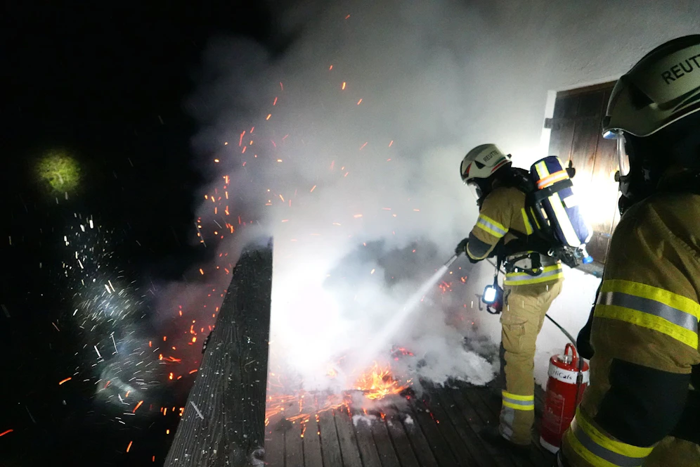 Die Feuerwehr war rasch vor Ort.