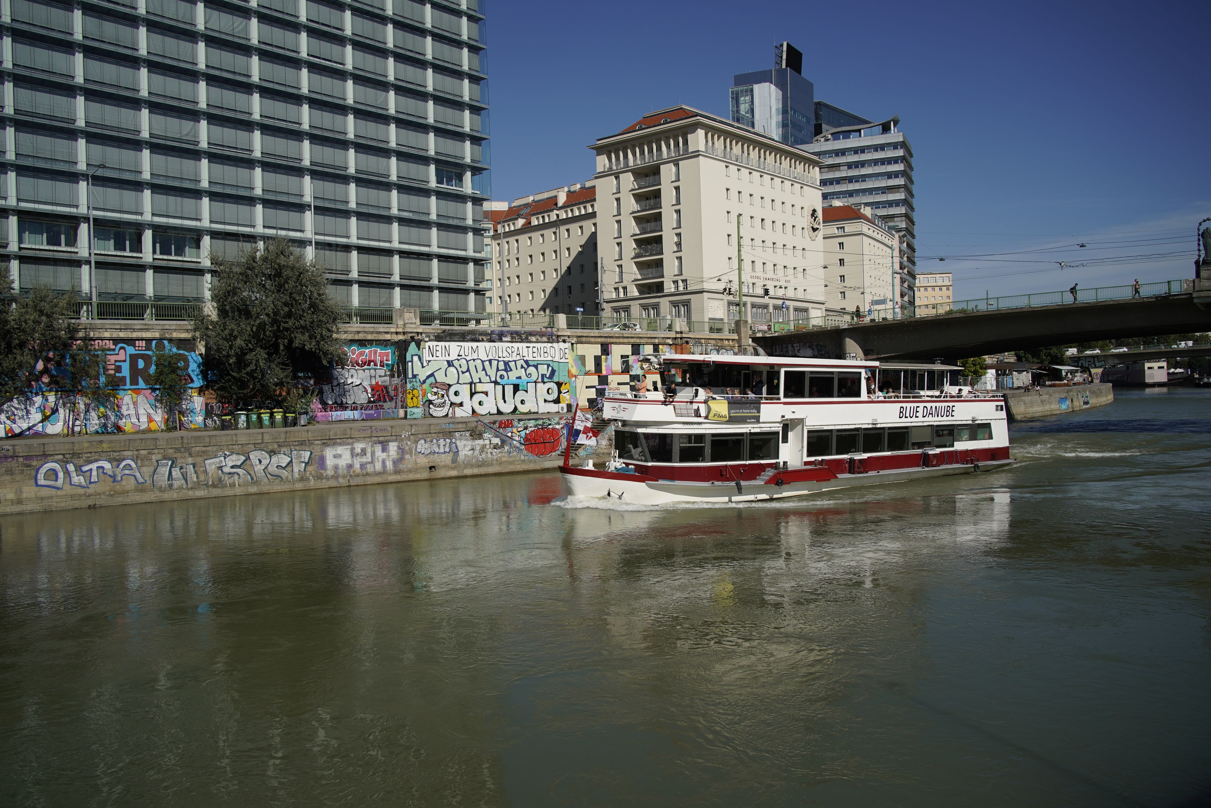 Street Art River Cruise ab Sonntag in Wien