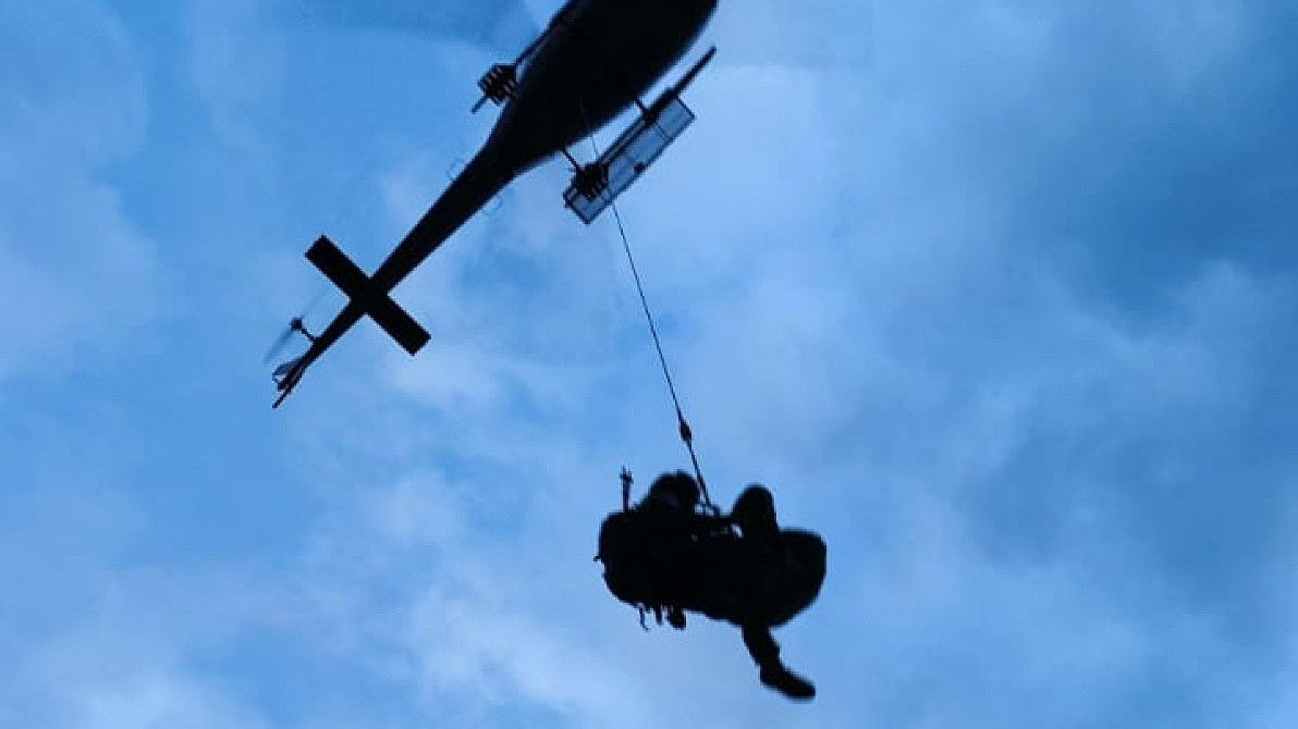 Die Taubergergung konnte noch vor Einbruch der Dämmerung durchgeführt werden.