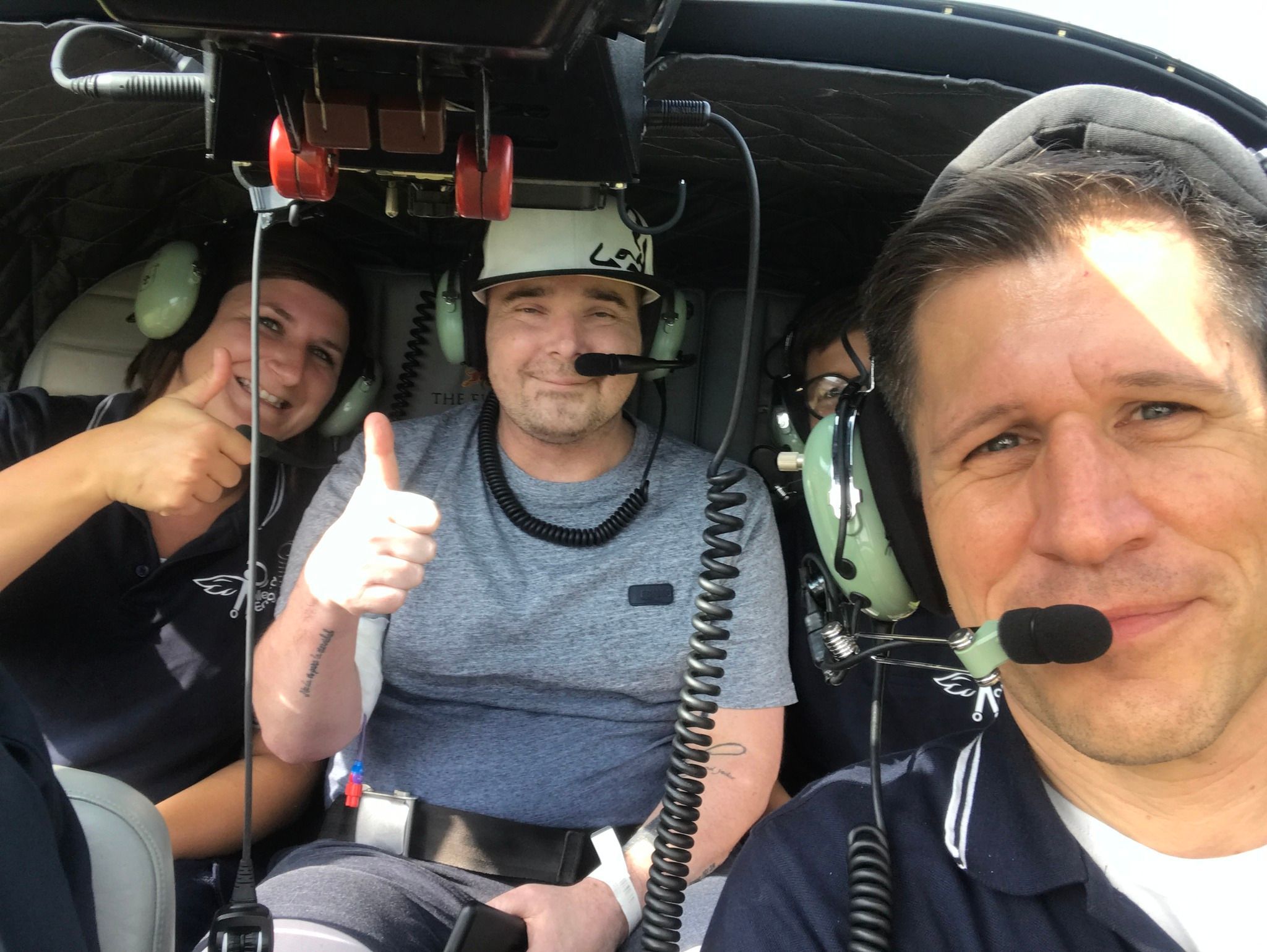 Der schwer kranke Markus wollte noch einmal mit einem Heli fliegen.