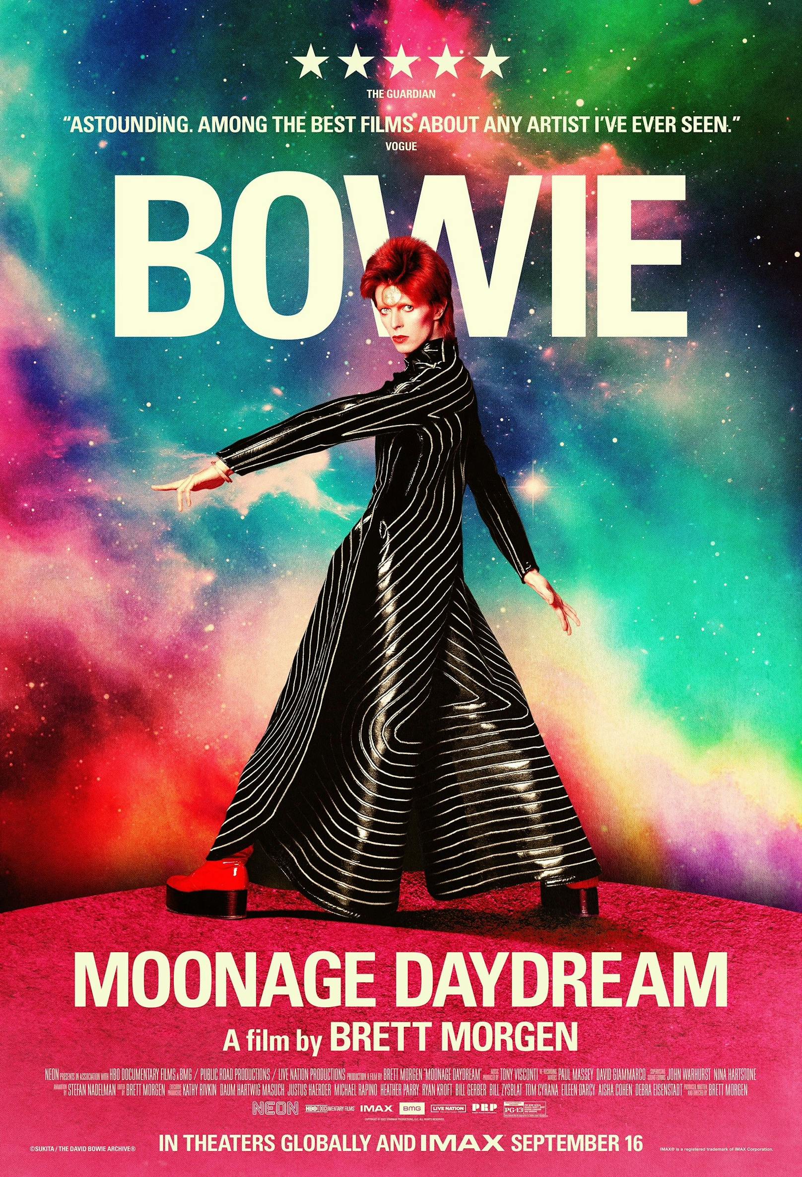MOONAGE DAYDREAM, US-Poster, David Bowie, 2022.