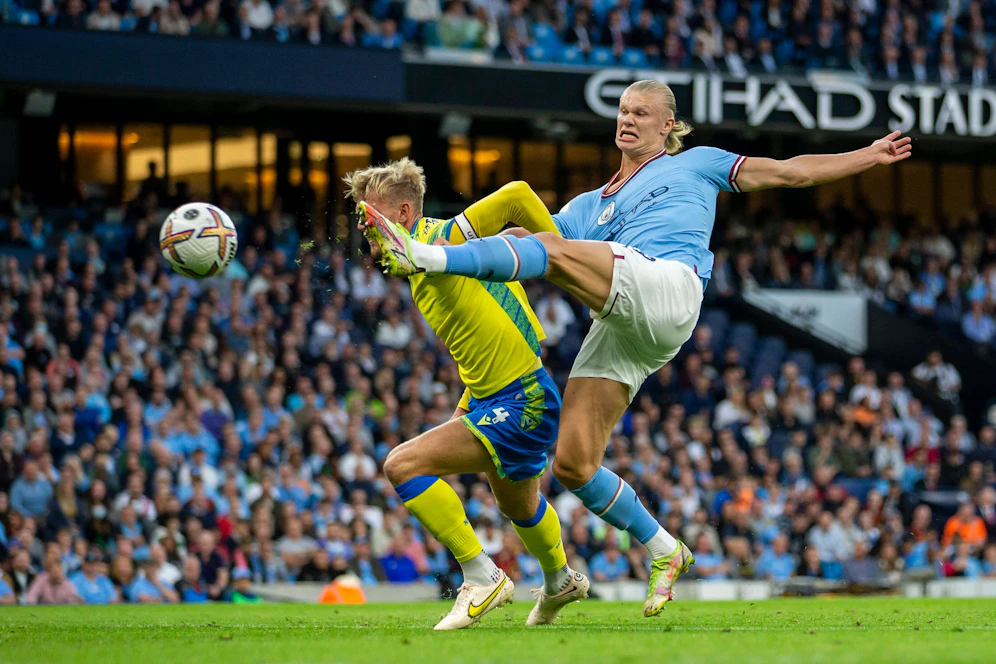Erling Haaland trumpfte gegen Nottingham Forrest auf. 