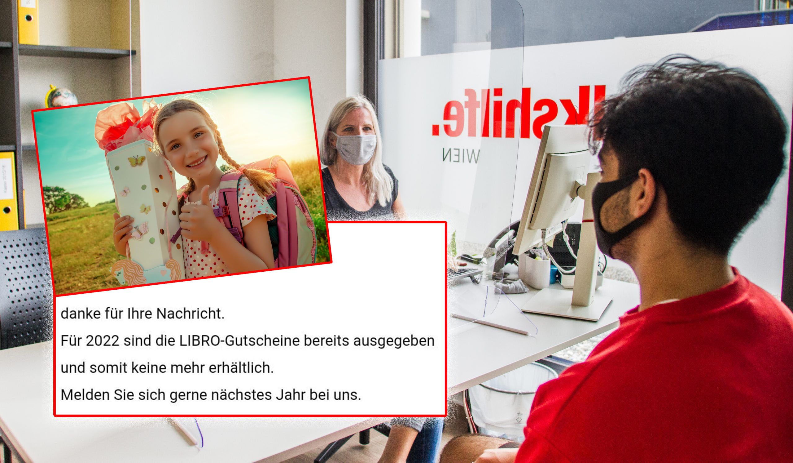 Volkshilfe überrascht Wienerin