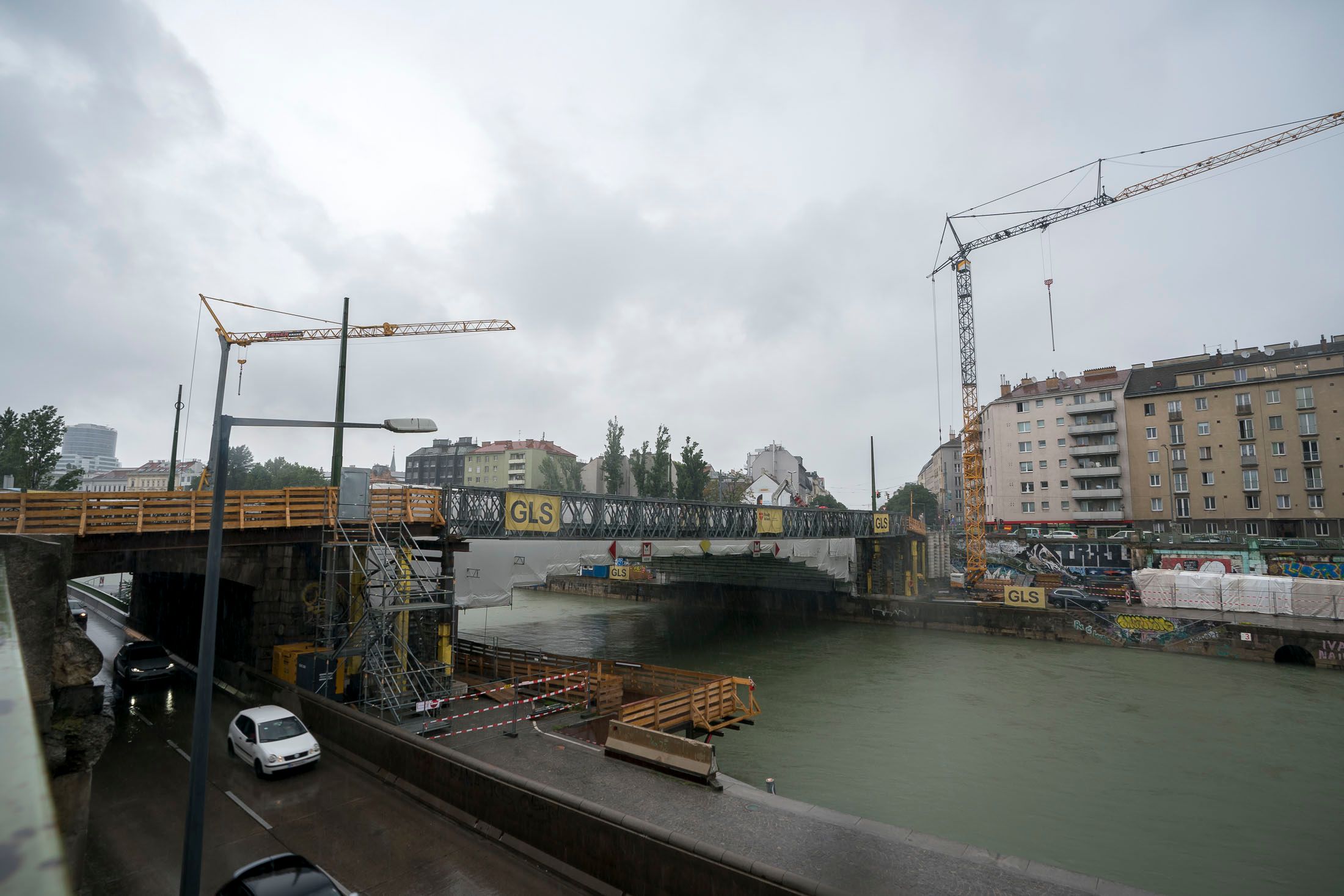 Ab Montag ist die Franzensbrücke wieder befahrbar. (Foto wurde im Juni aufgenommen)