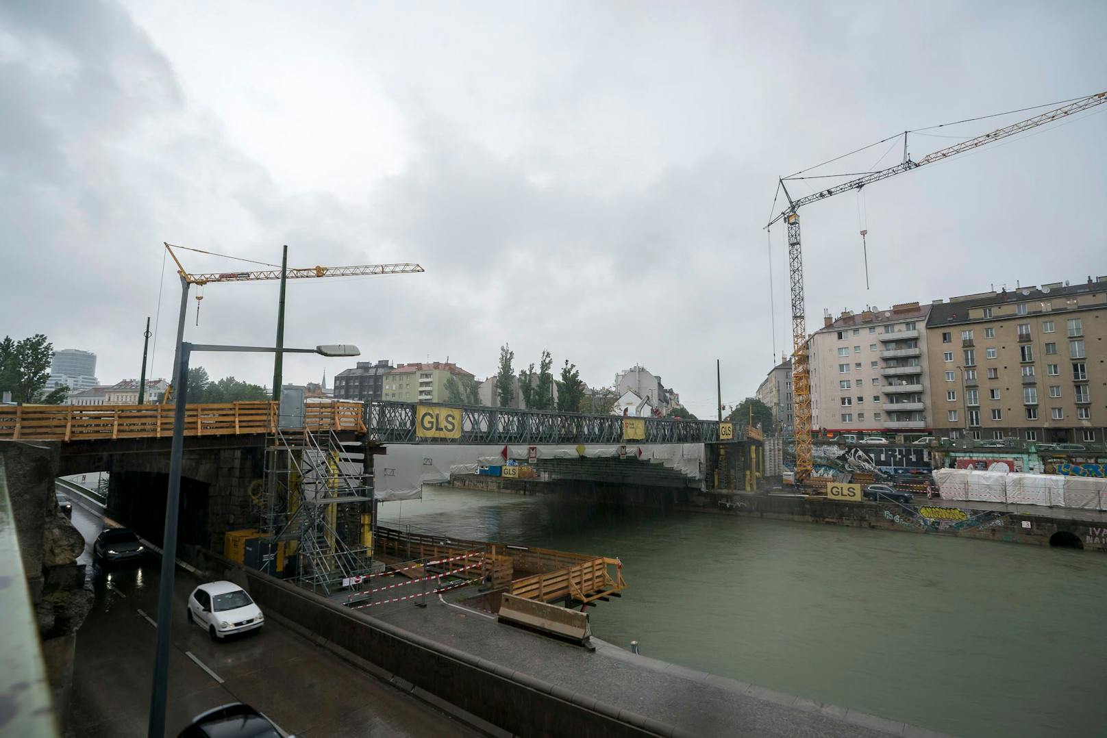 Donaukanalbrücke ab Montag endlich wieder befahrbar