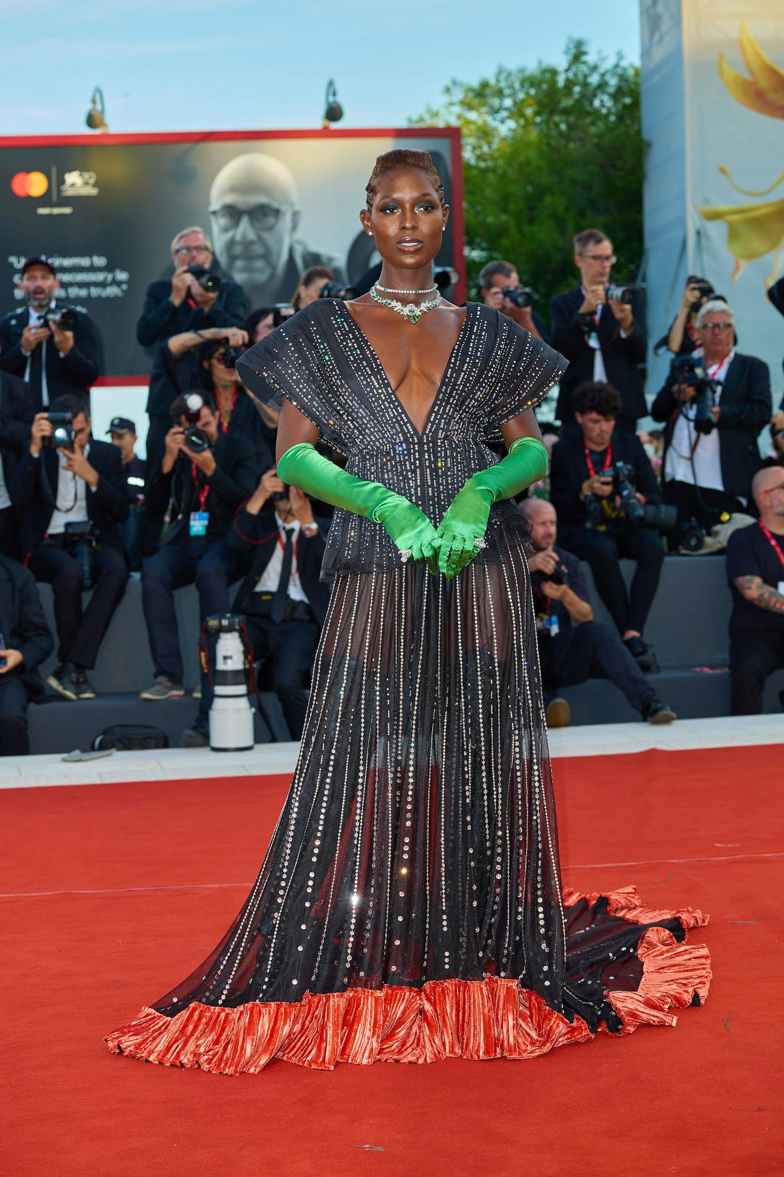Jodie Turner Smith in Gucci.