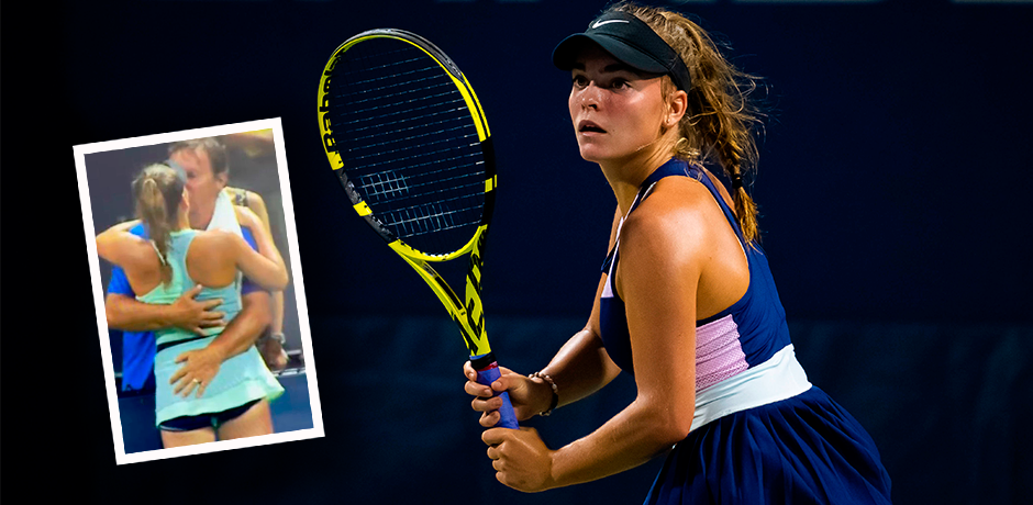 Die Betreuer von Sara Bejlek sorgten bei den US Open für Aufregung. 