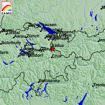 Das Epizentrum lag laut ZAMG in Liechtenstein.