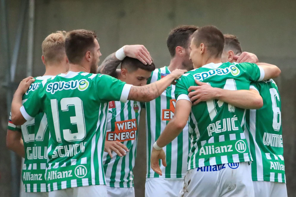 Rapid schafft den Aufstieg im ÖFB-Cup. 