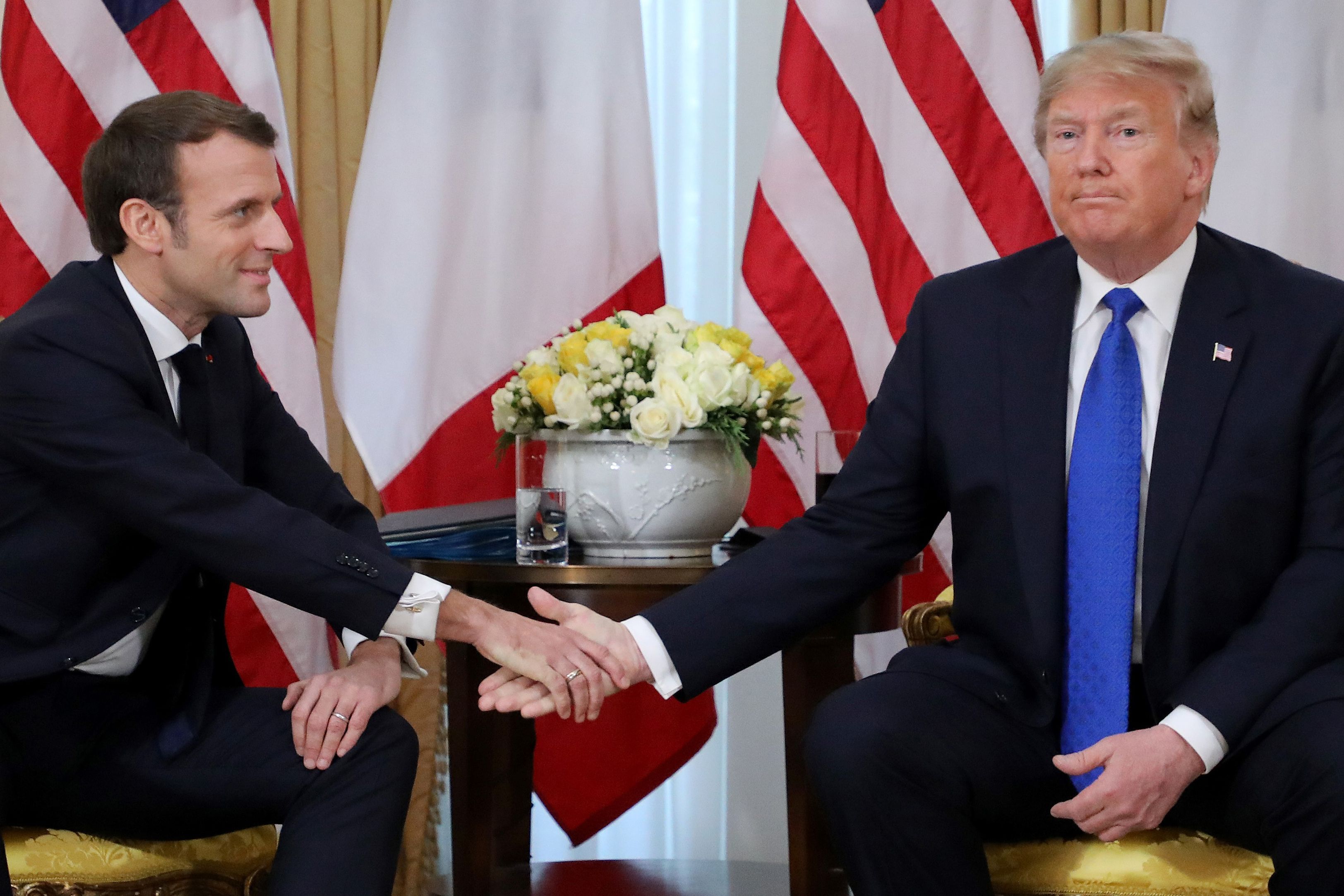 Macron und Trump hatten nicht unbedingt das beste Verhältnis.