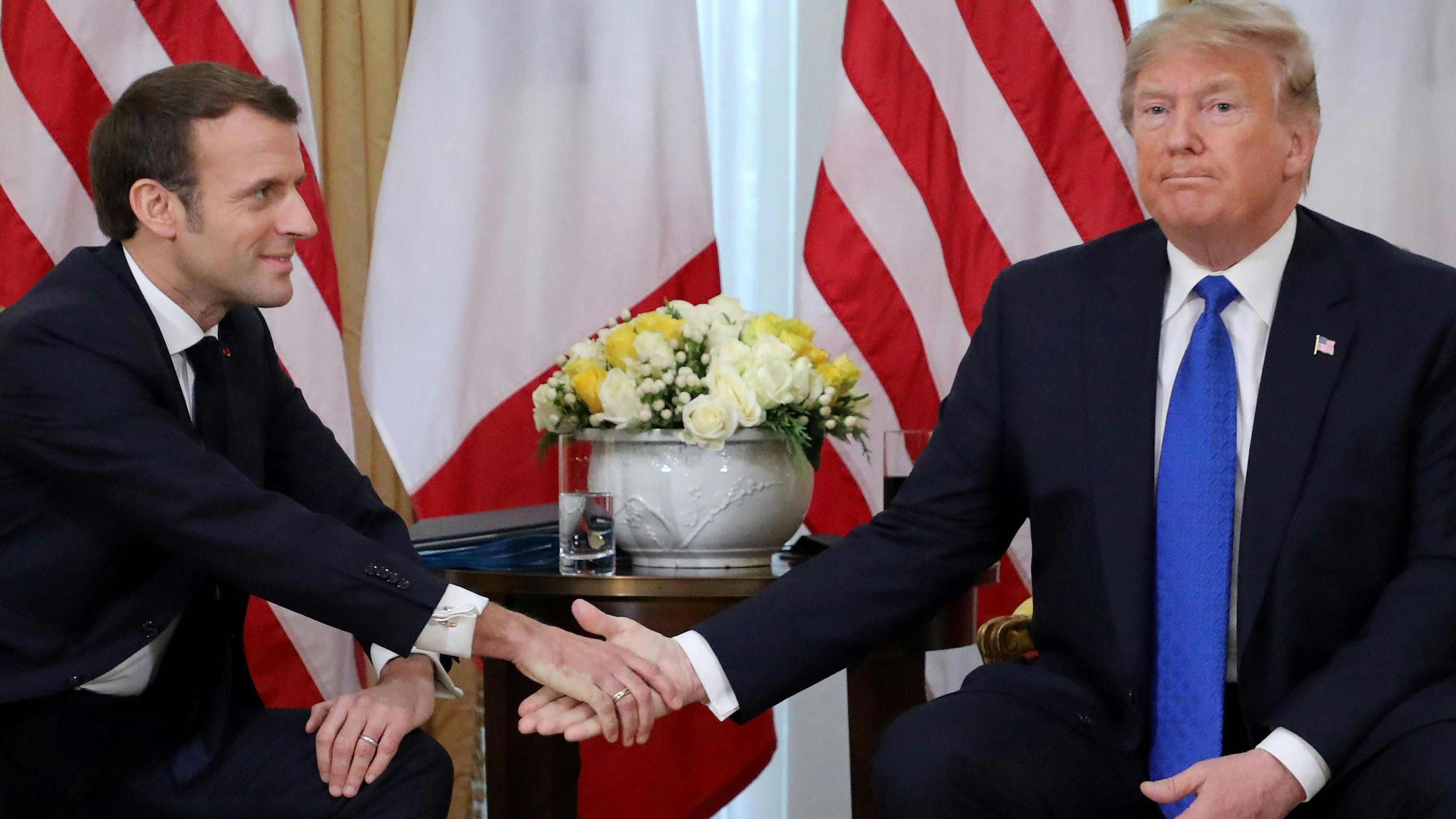 Macron und Trump hatten nicht unbedingt das beste Verhältnis.