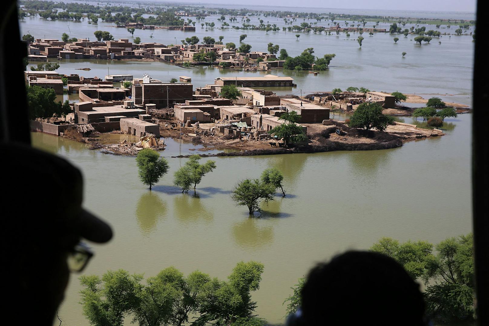 In Pakistan steht rund ein Drittel des Landes unter Wasser.
