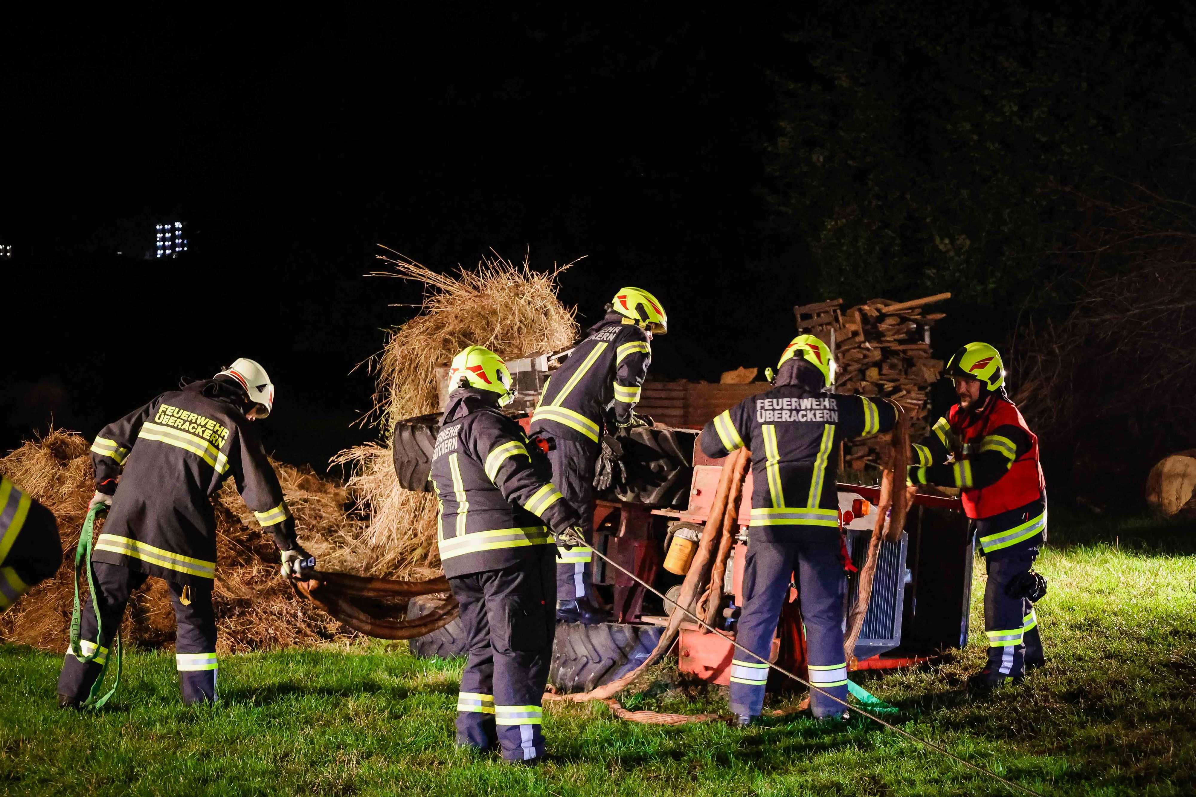 01.09.20202, Überackern, AUT, Personenrettung, Überackern, 11 Jähriger stirbt bei Unfall mit Hoftrak, im Bild die Unfallstelle, Pressefoto Scharinger © 2022, PhotoCredit D. Scharinger