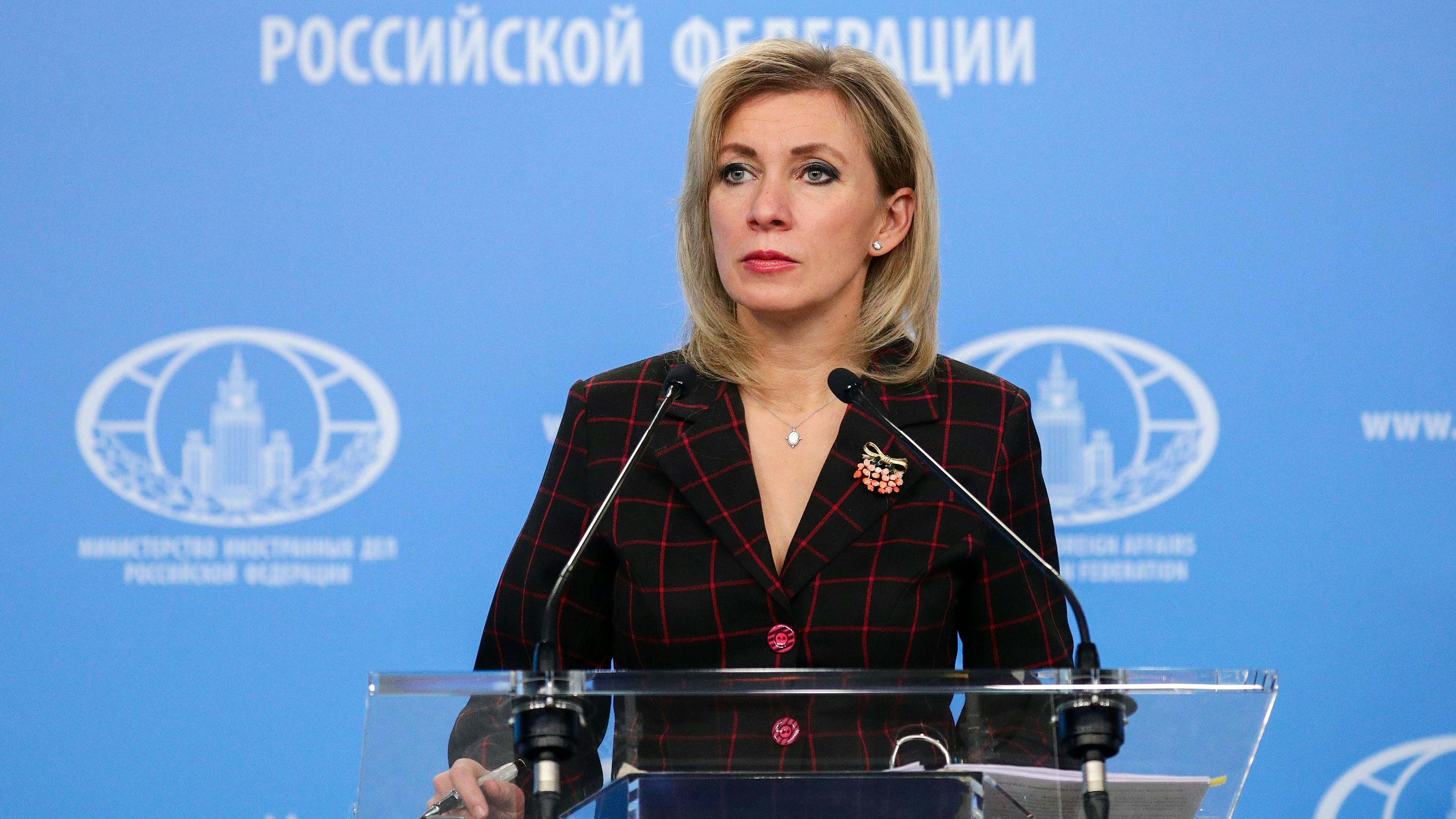 Maria Sacharowa schockt mit einer Aussage zu Super-Gau im AKW Saporischschja.