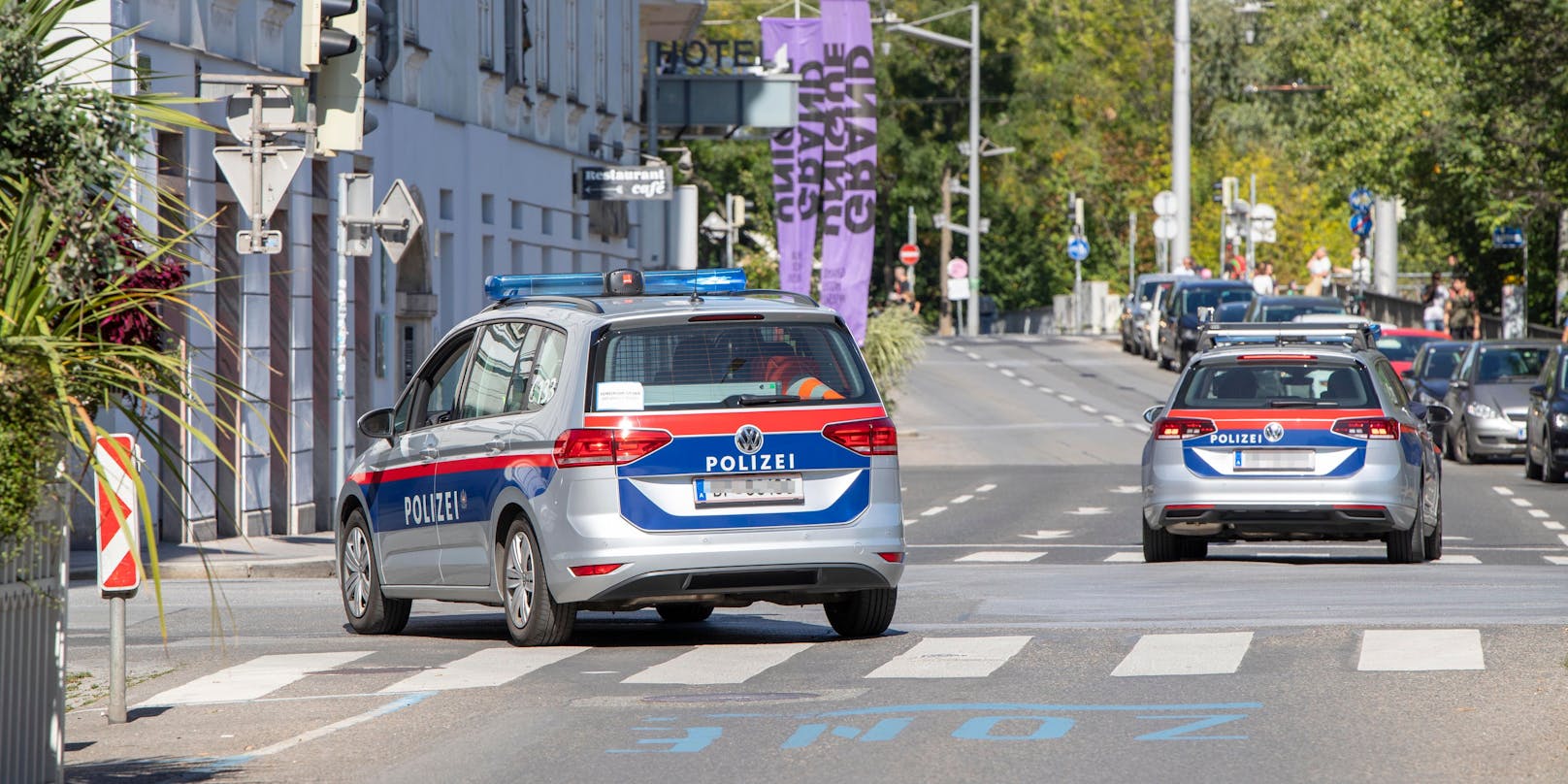 Polizeieinsatz in Graz.