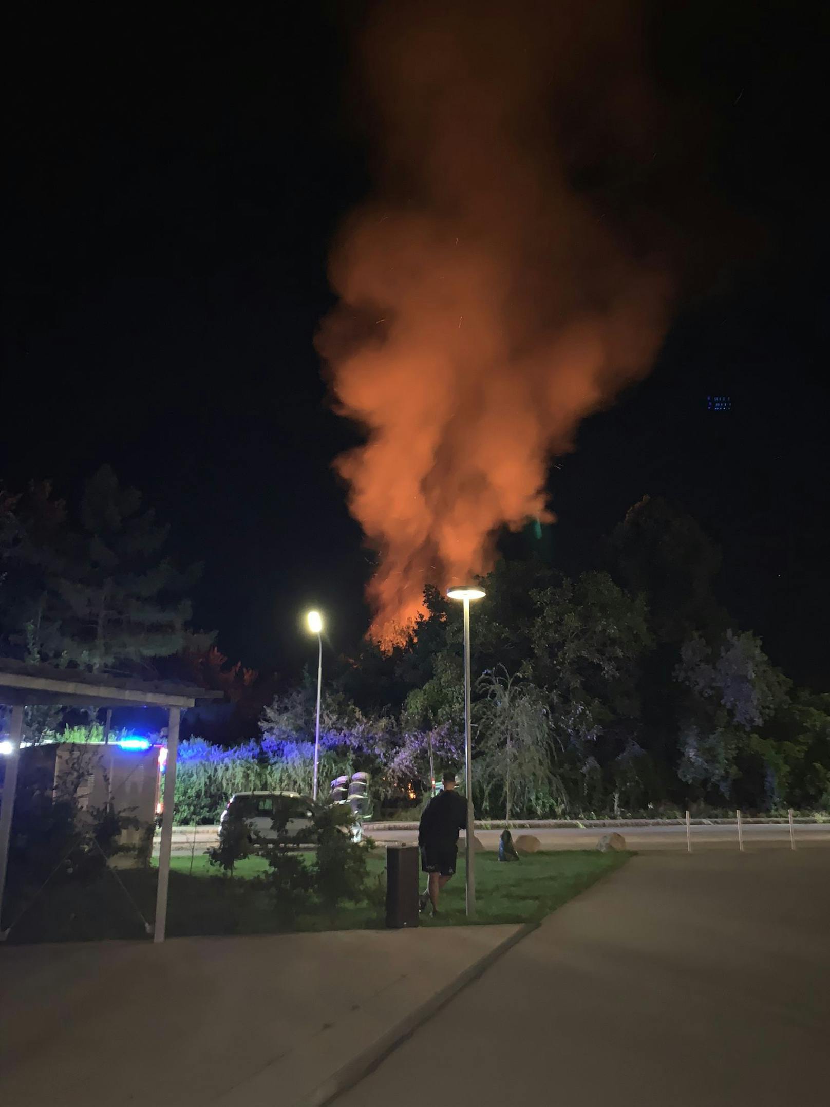 Feuerwehr-Einsatz in Wien-Floridsdorf