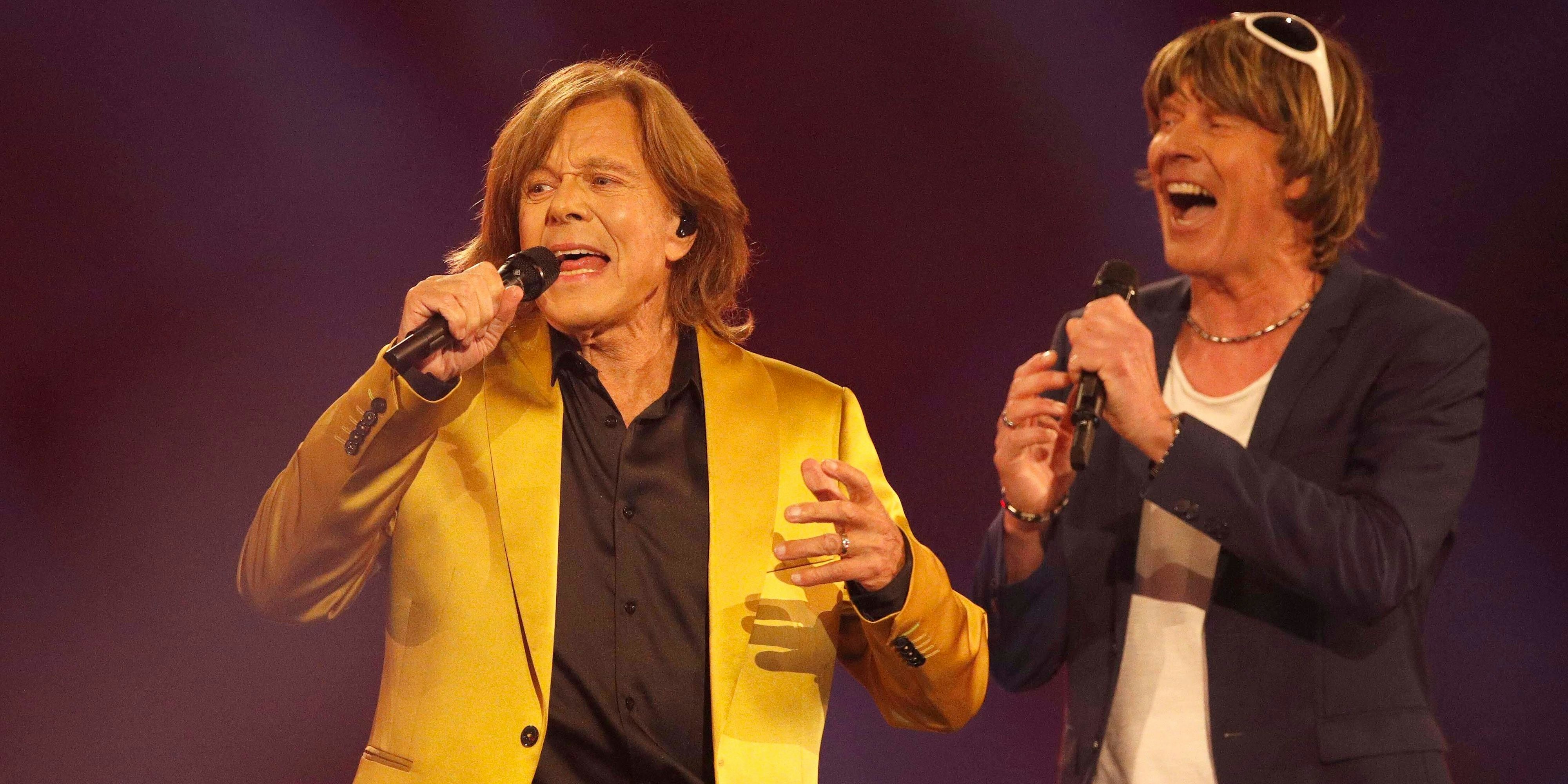 Jürgen Drews mit Mickie Krause bei einer Show von Florian Silbereisen.