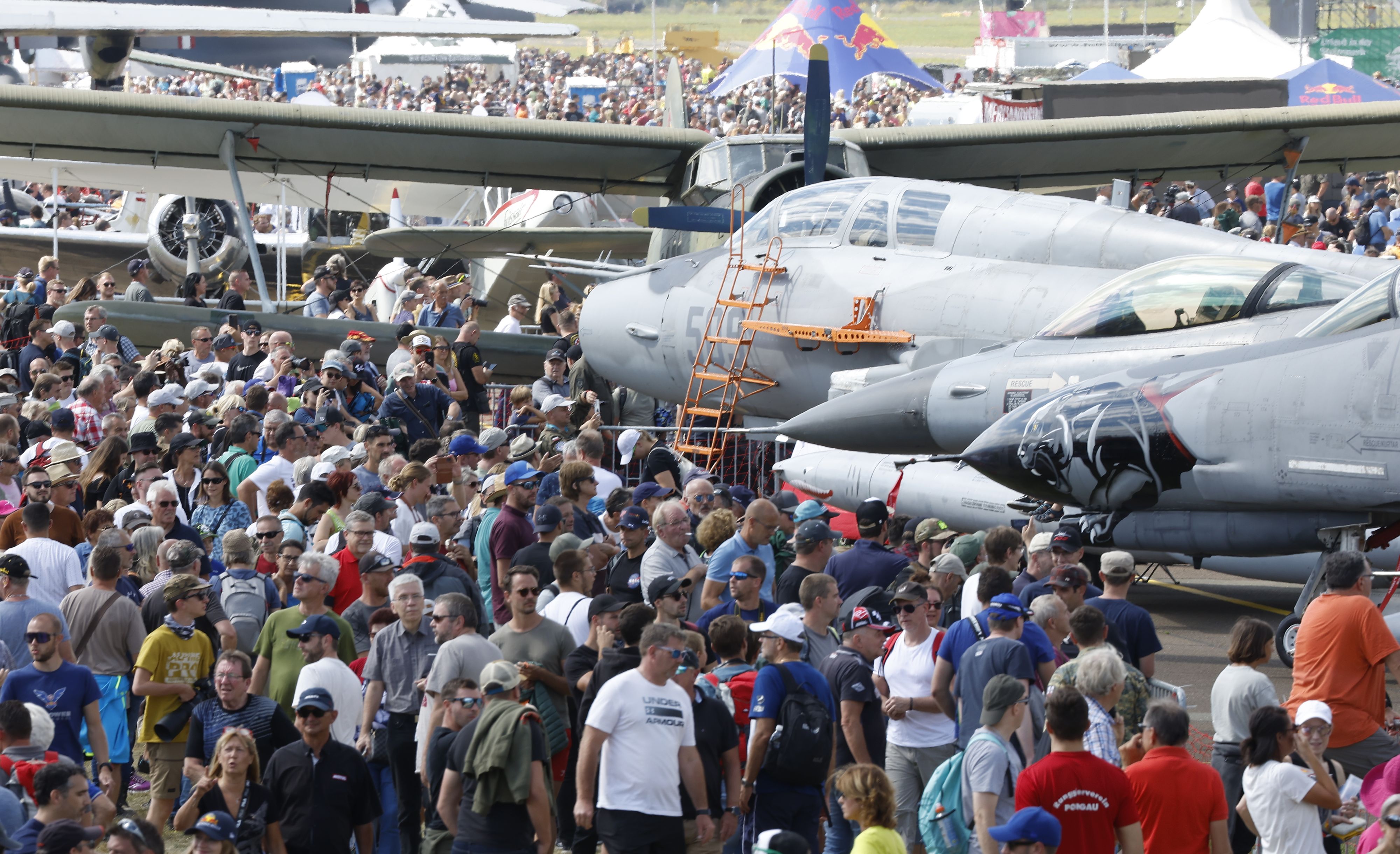 Der Besucherandrang bei der 