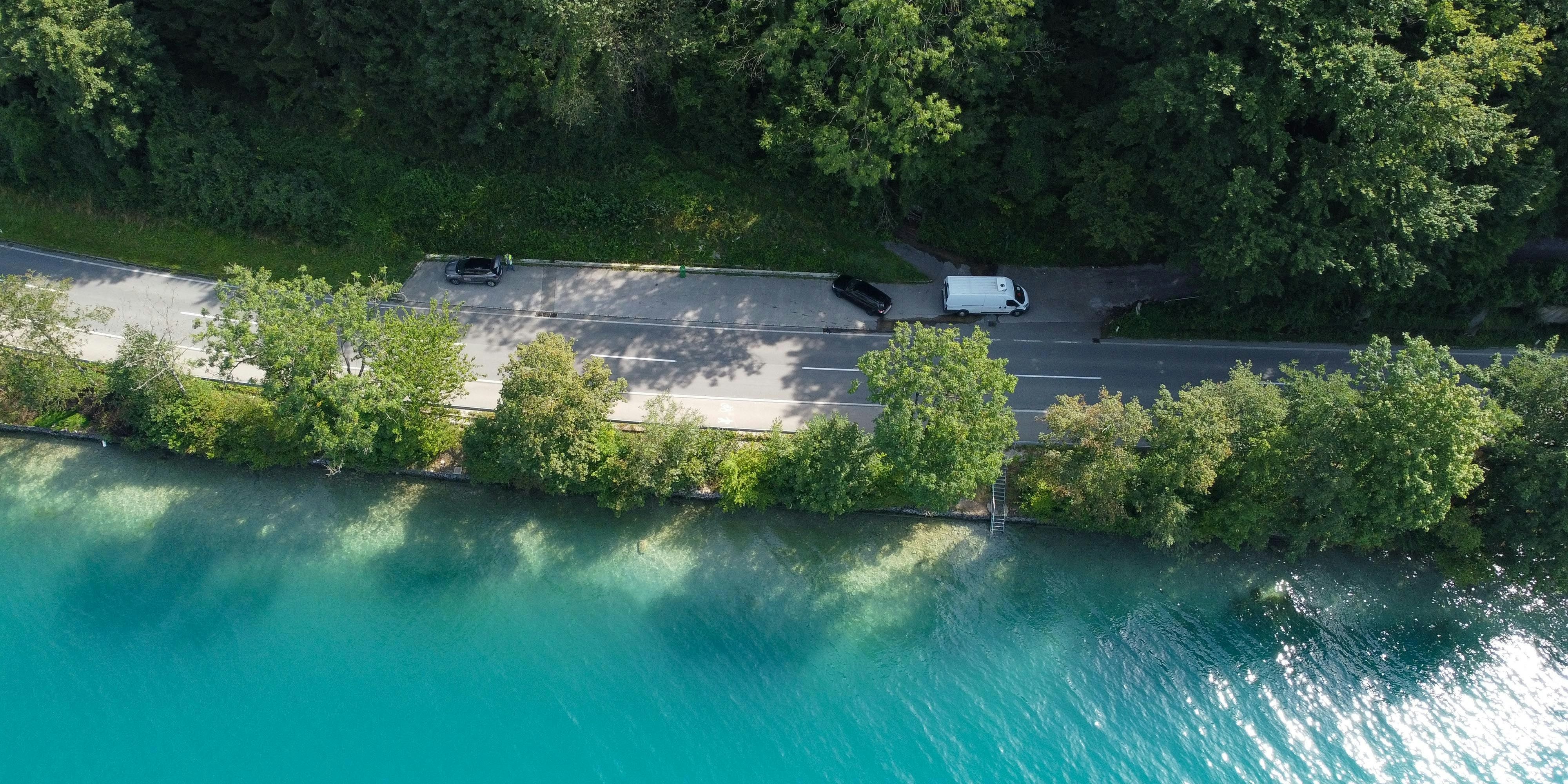 An dieser Stelle wurde das Paar aufgefunden.