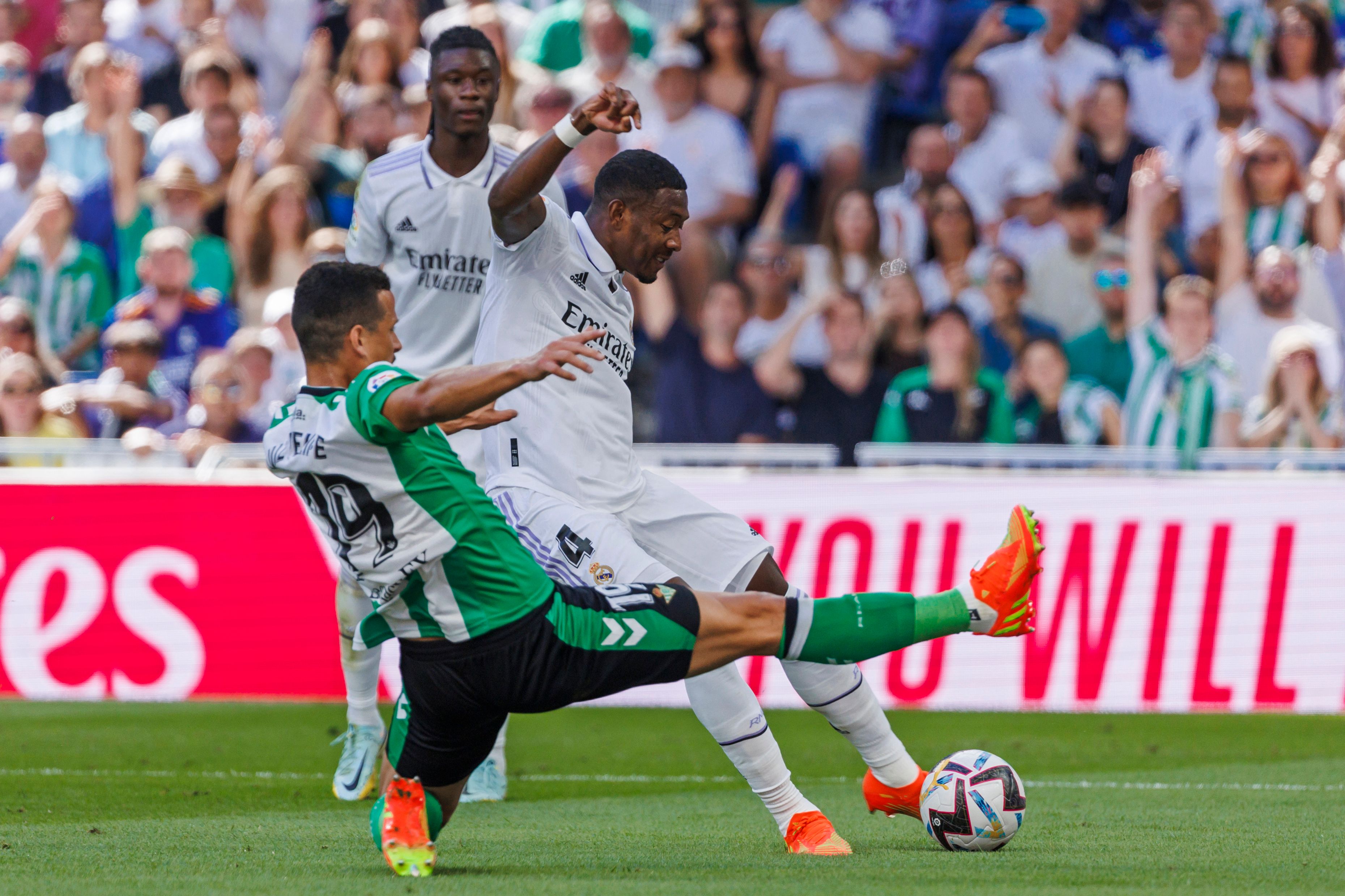 David Alaba glänzte gegen Betis Sevilla mit einem Assist. 