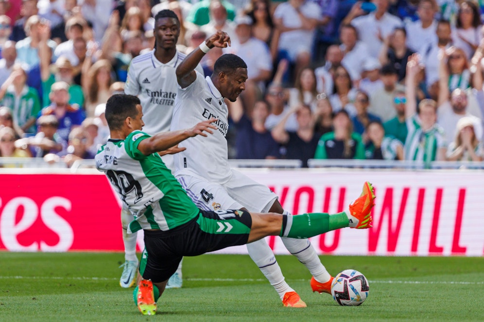 David Alaba glänzte gegen Betis Sevilla mit einem Assist. 