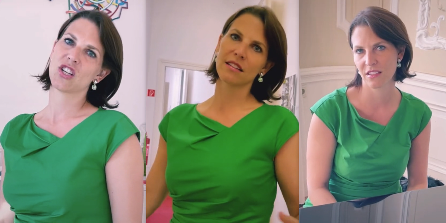 Verfassungsministerin Karoline Edtstadler (ÖVP) postete ein neues humorvolles Video auf Tiktok.
