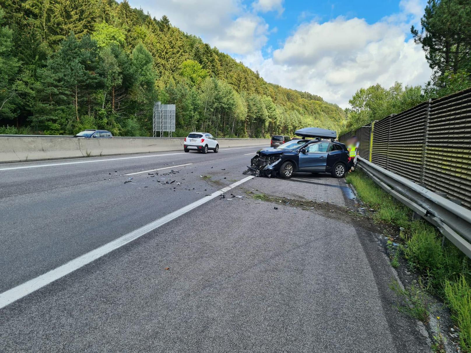 Unfallserie auf der Südautobahn