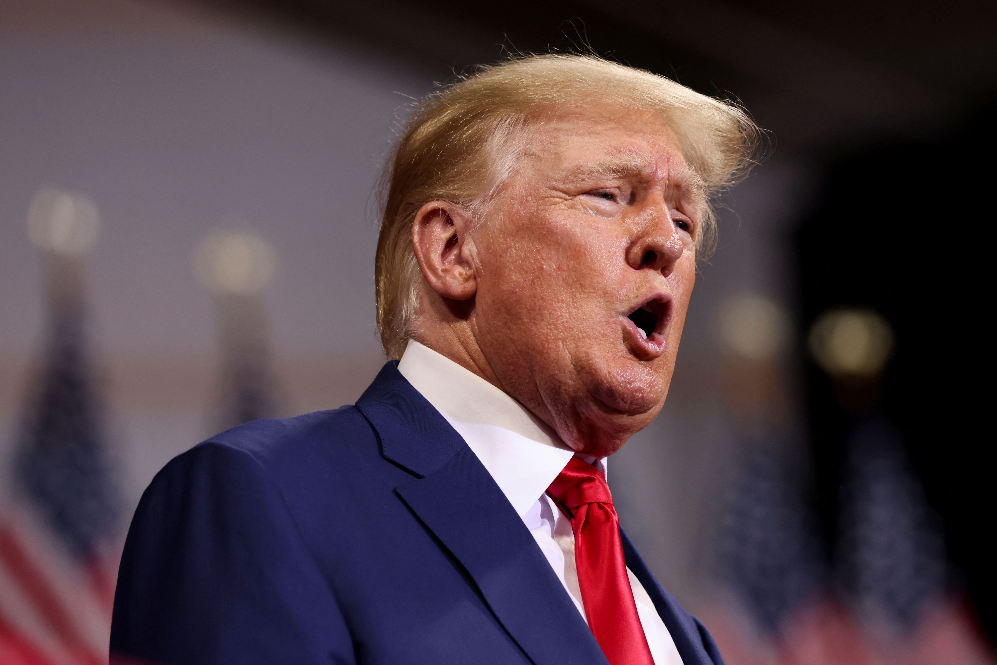 In einer Rede am Samstag bezeichnet Trump Biden als «Staatsfeind».