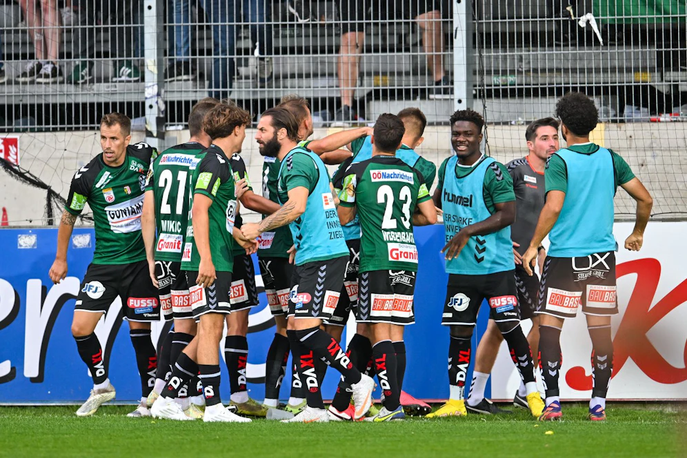 Ried jubelt über den späten Ausgleich.