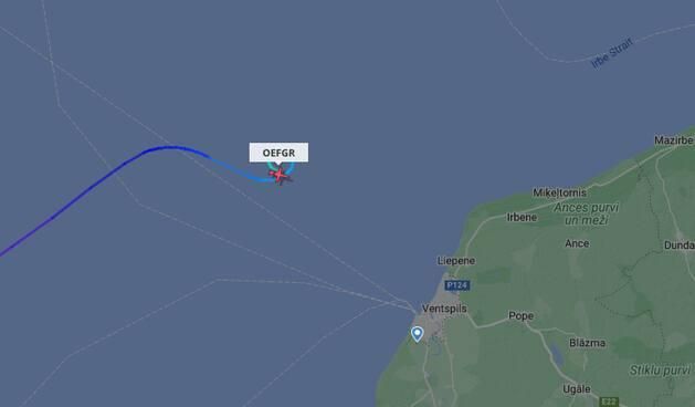 An dieser Stelle in der Ostsee ist die Cessna abgestürzt.