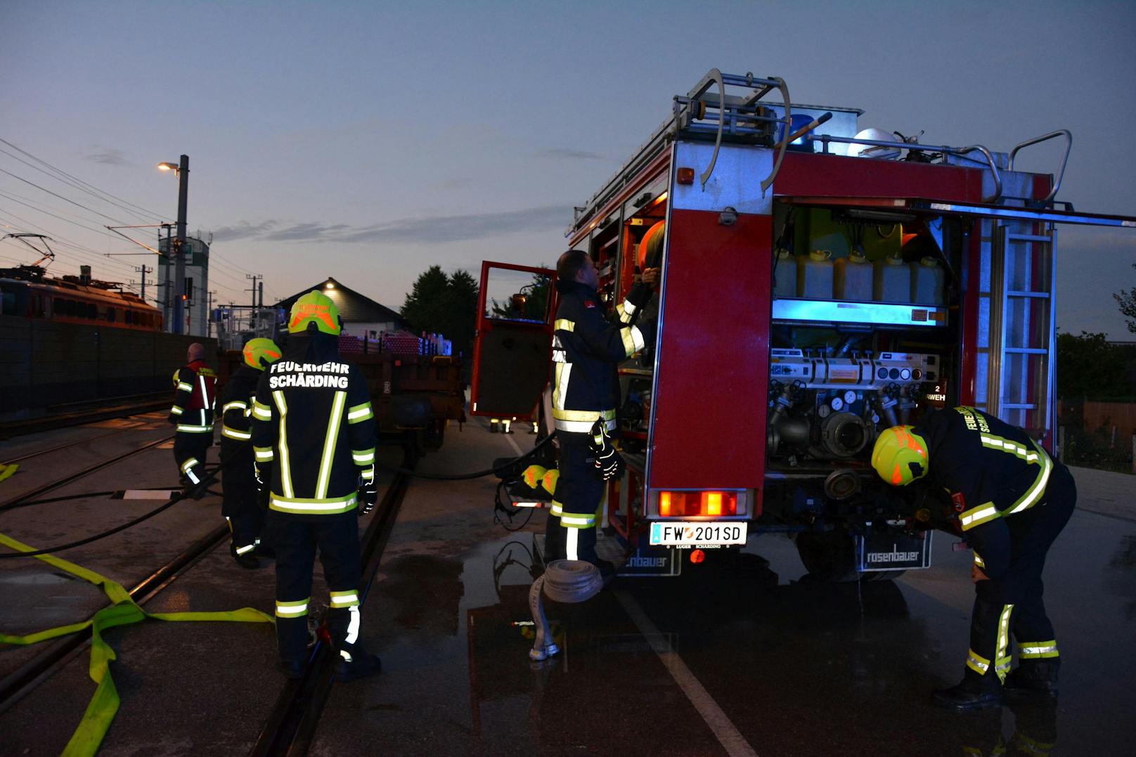 Die FF Schärding war im Einsatz.