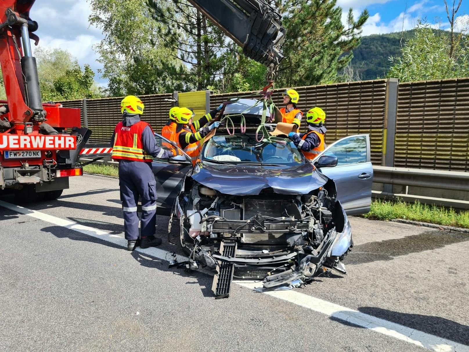 Unfallserie auf der Südautobahn