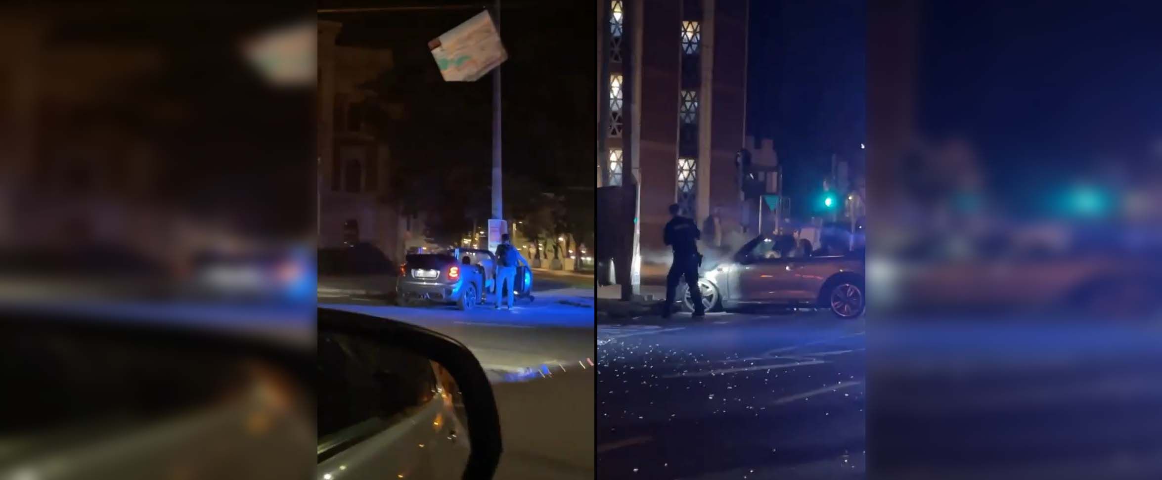 Böser Crash in der Wiener City
