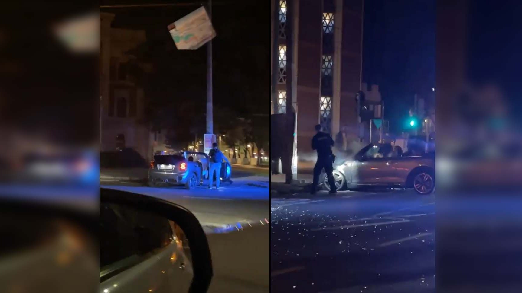 Böser Crash in der Wiener City