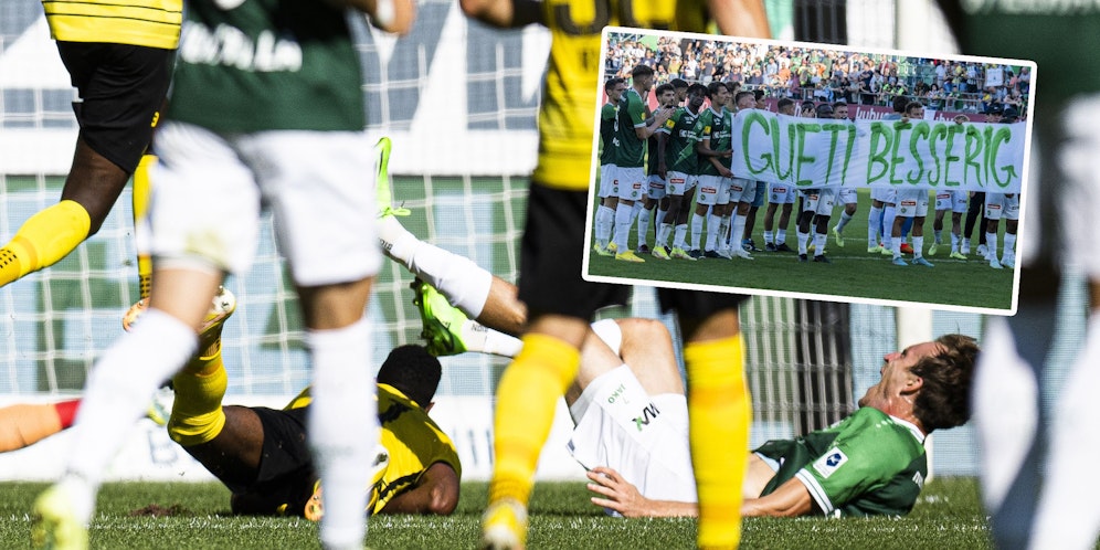 Fabian Schubert erleidet einen Schien- und Wadenbeinbruch.